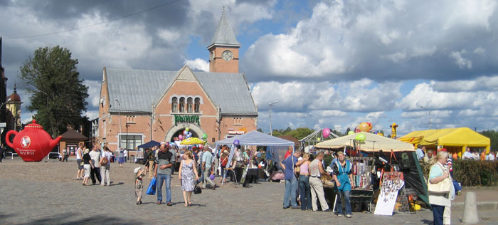 Vyborg old market-place